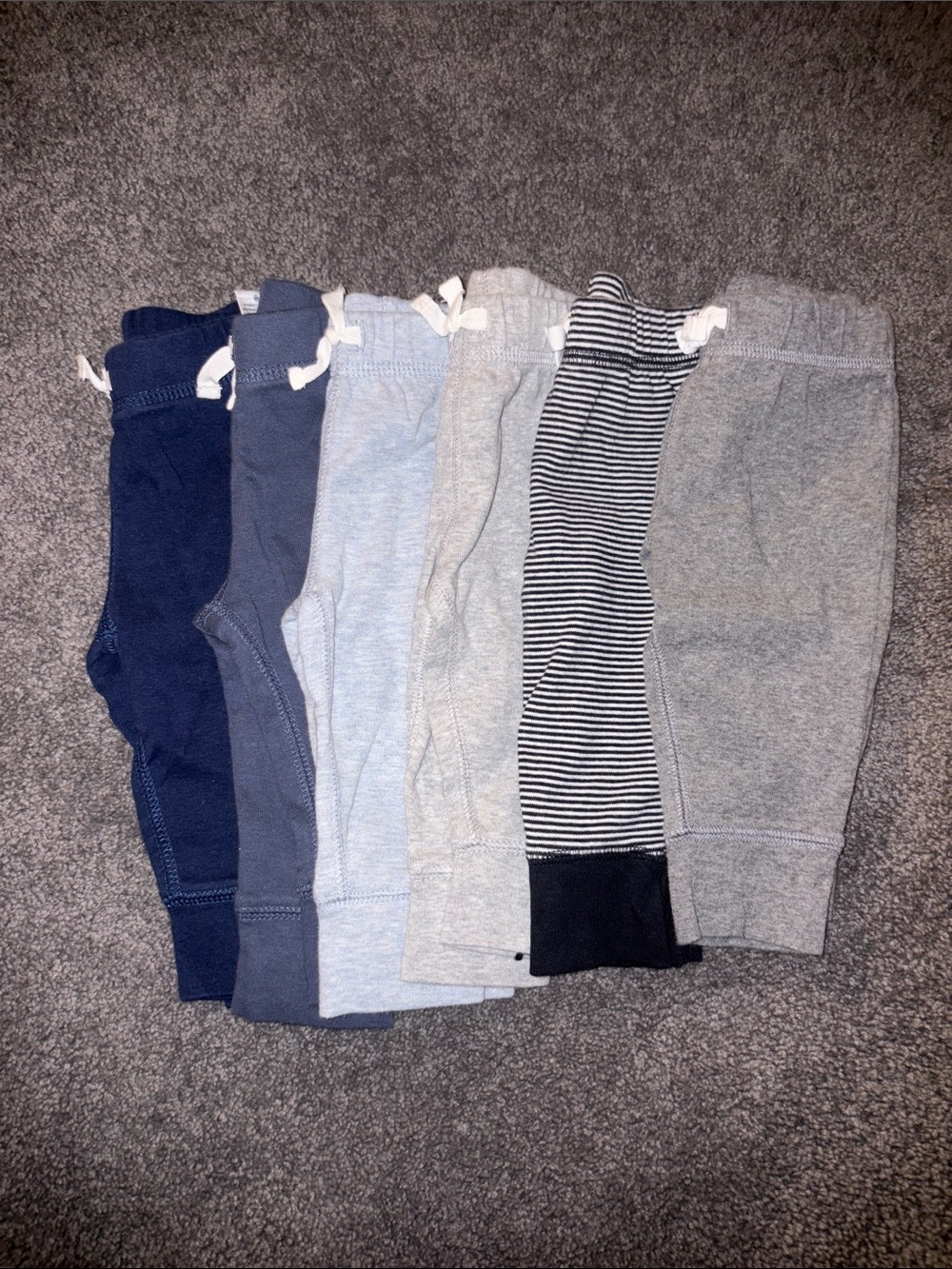 Baby Neutral Cotton Pull On Pants - Multi-Pack